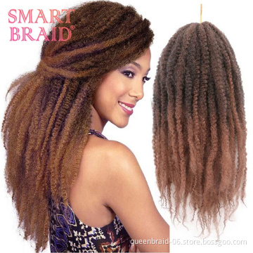 Afro Kinky Twist Braids Hair Marley Braids Hair Extensions Synthetic Twist Crochet Hair For African Women